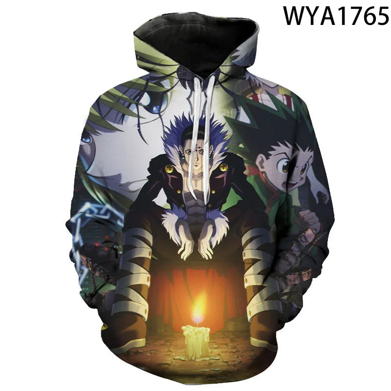 

New Hoodies Men Women Children Hunter x Hunter Sweatshirts 3D Printed Pullover Streetwear Fashion Casual Boy Girl Kids Jacket