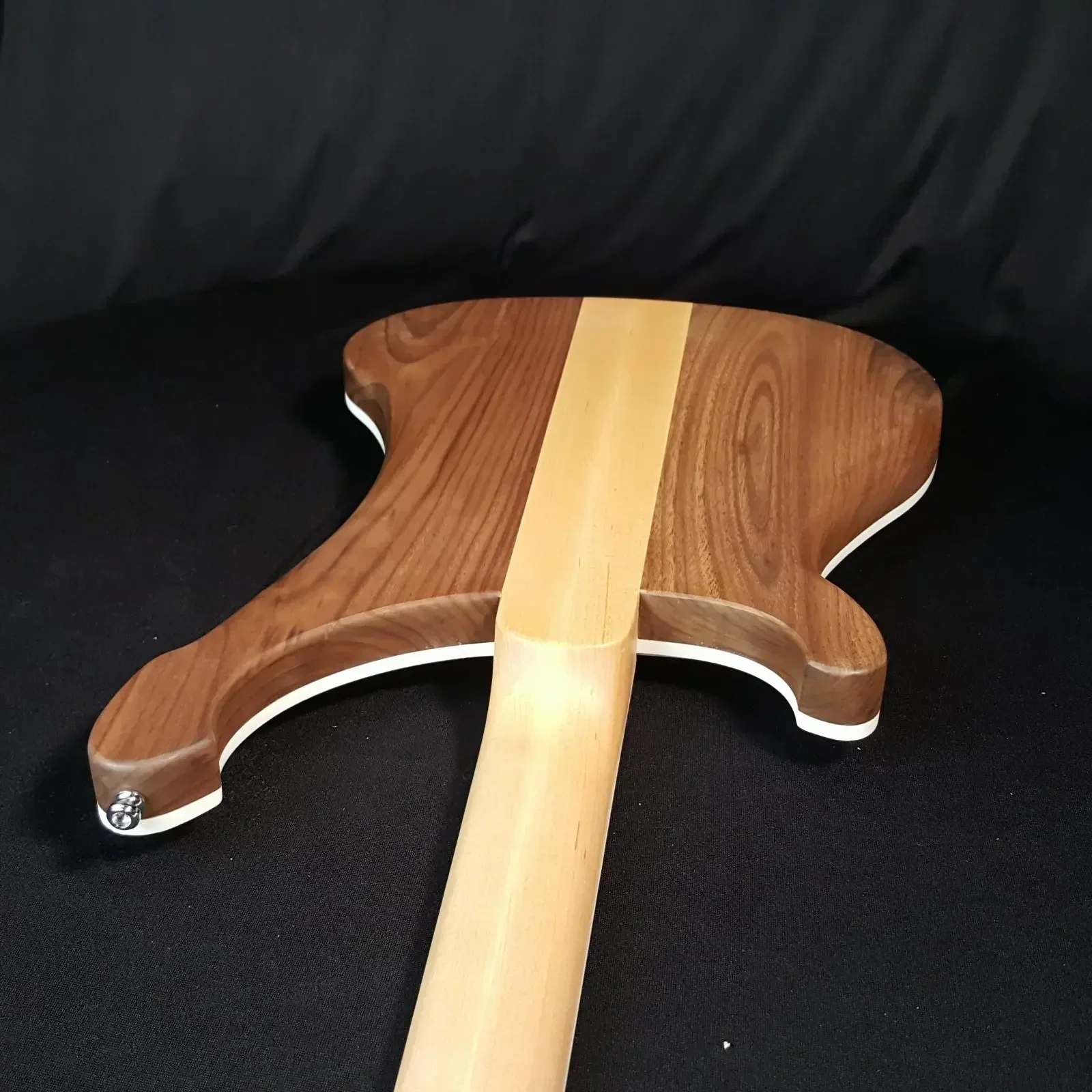 4001 4000 4003 4 струны прозрачная грецкая электрическая бас-гитара гриф с кленовым