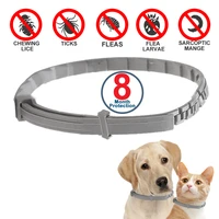 38cm 70cm retractable deworming dog cat collar anti flea ticks prevention mosquitoes repellent collar for cat dog pet products
