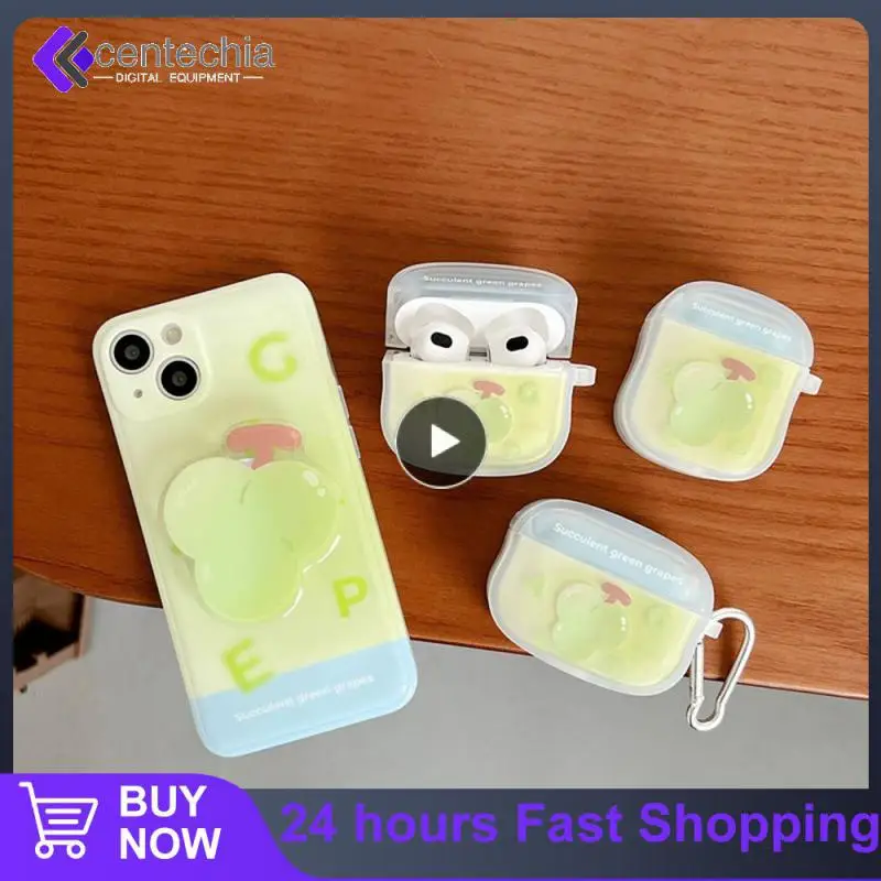 

Shockproof Wireless - Compatible Earphone Case Cute Silica Gel Cartoon Soft Shell Compatible With Airpods Pro1/2/3