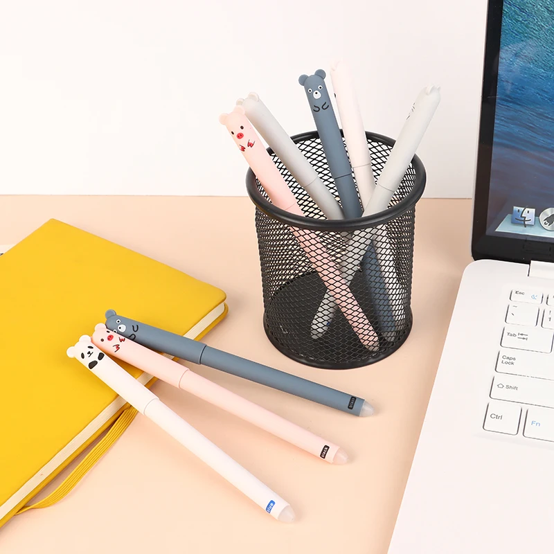 Милый цветной стираемый Набор ручек милые аксессуары 0 5 мм школьные