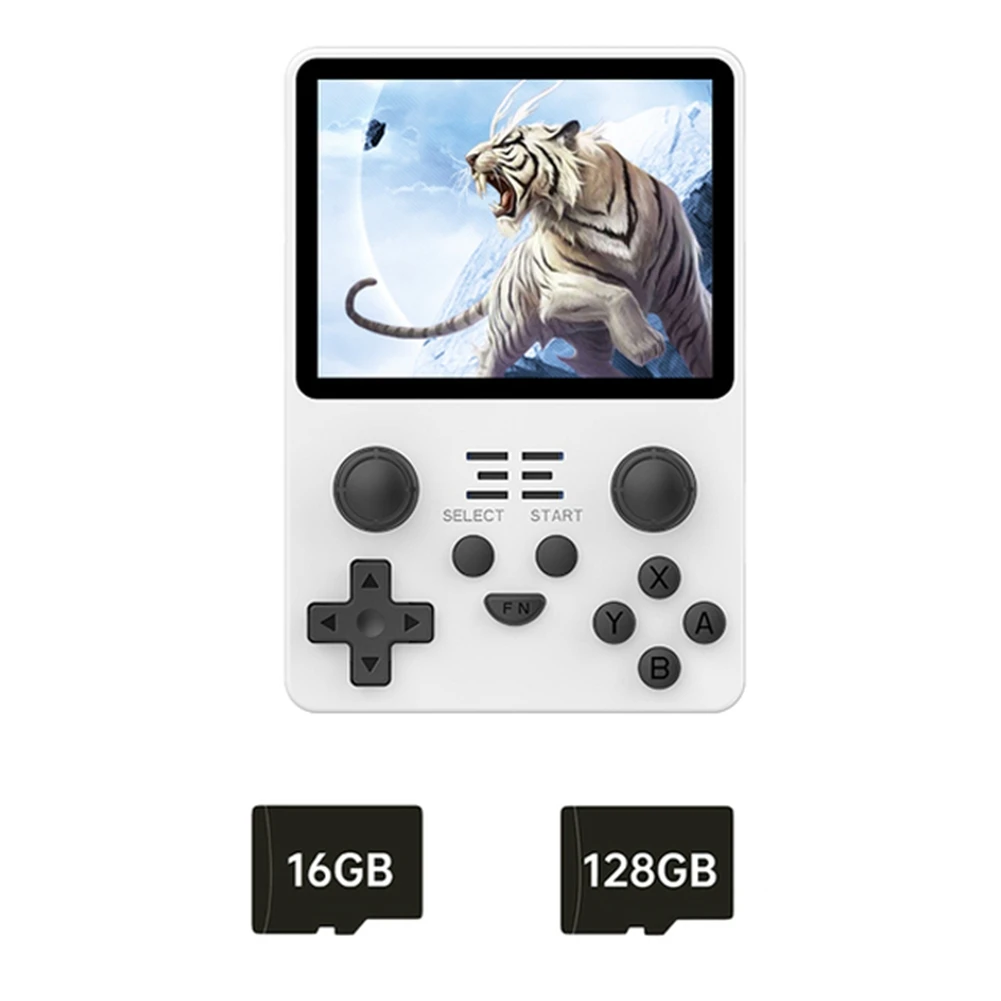 

Игровая Ретро консоль POWKIDDY с открытым исходным кодом (белая)