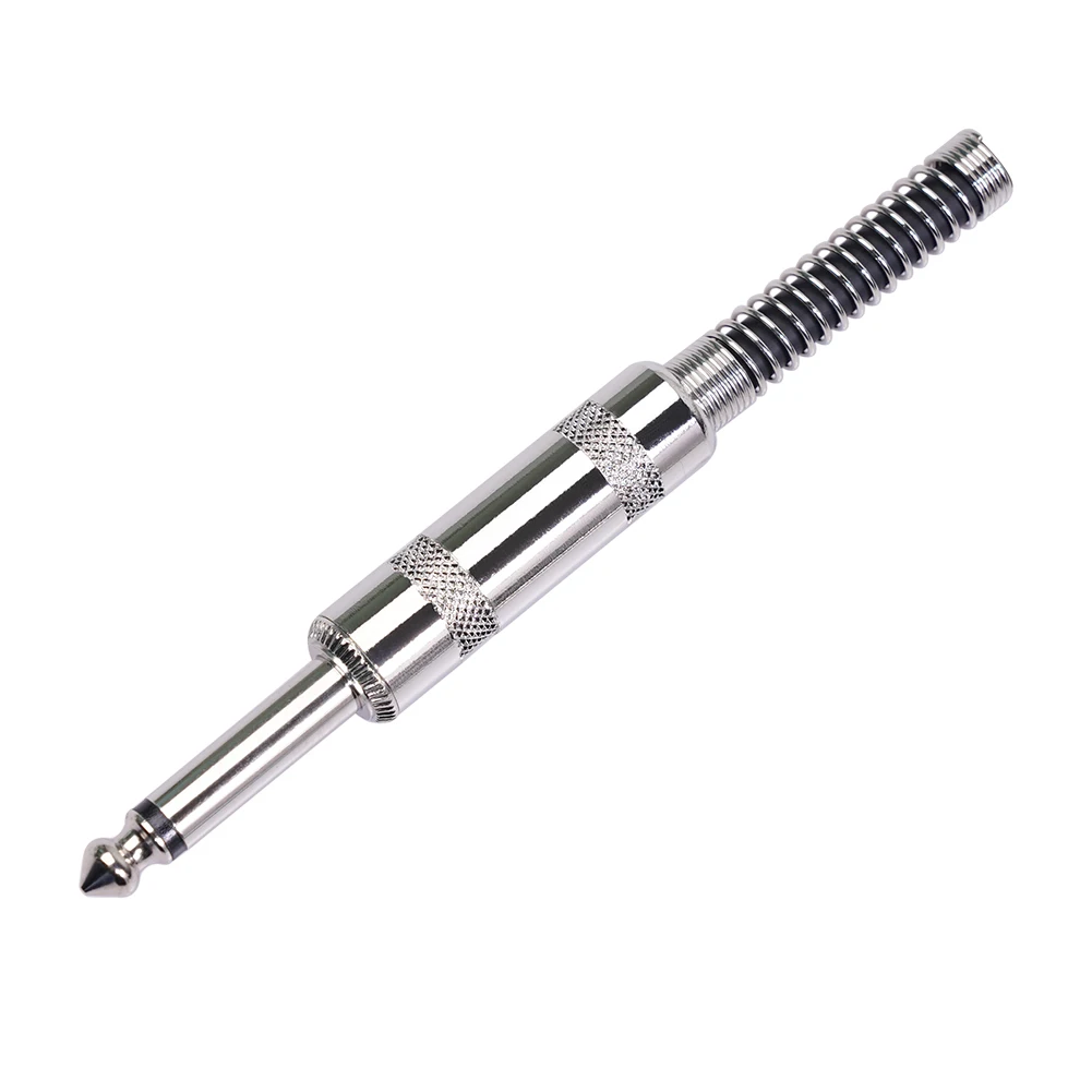 

1.8m-10m Audio Guitar Cable 1/4\" 6.35mm Anti-interference Audio Black Sliver Cable Electric Guitar Particular