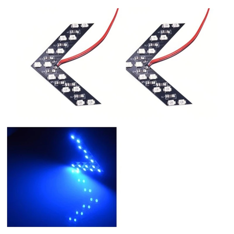 

Arrowhead Indicator Car LED Dynamic Side Marker Turn Signal Sequential Lamp 2pcs