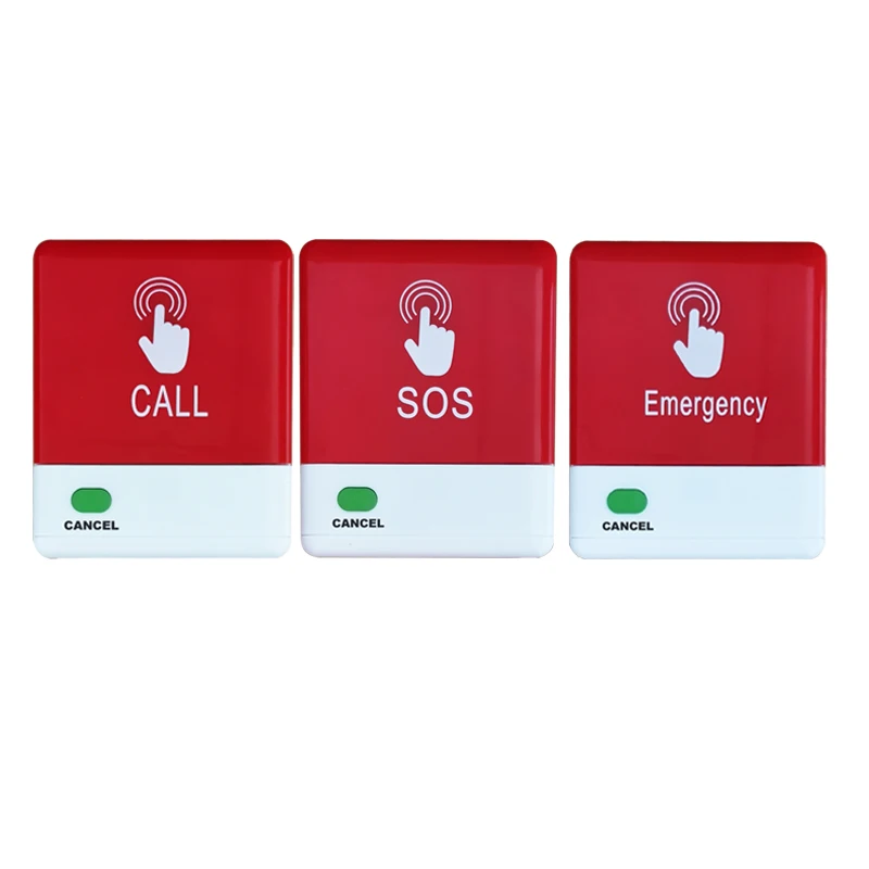 Wireless Call Bell Emergency Pager Button for Nurse Calling System Hospital Patient the Elderly