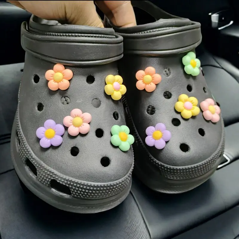 10 шт. декоративные подвески для обуви с 5 лепестками