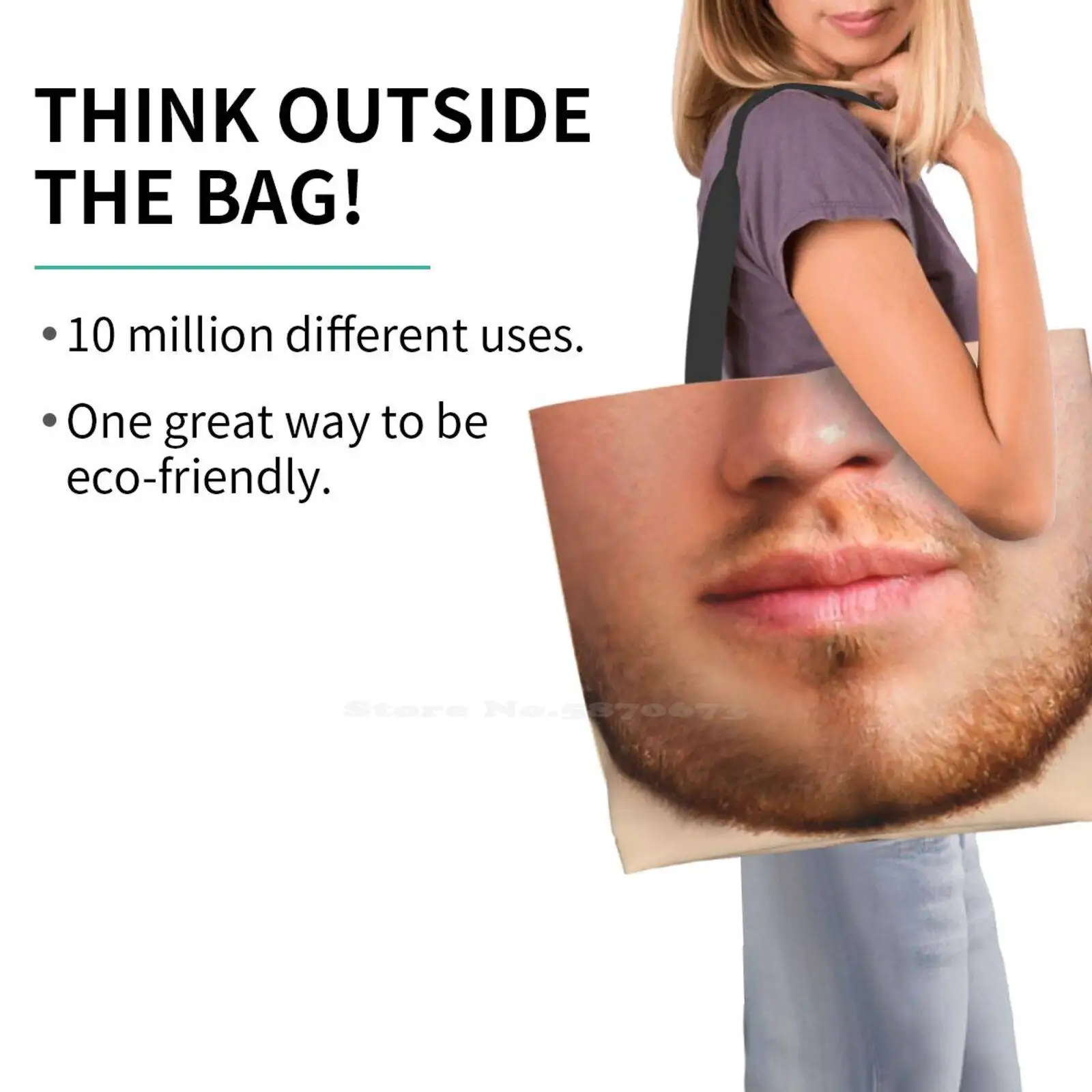 Сумка-тоут для молодых людей с искусственным интеллектом