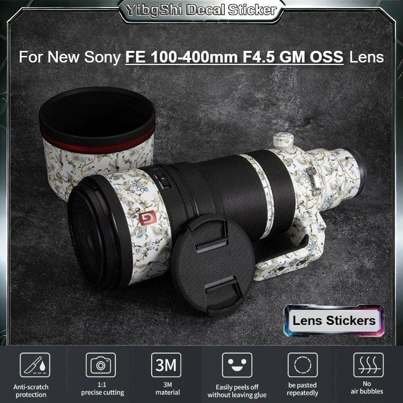 Фото Новая наклейка-скин для объектива Sony FE 100-400mm F4.5 GM OSS (SEL100400MC) №1