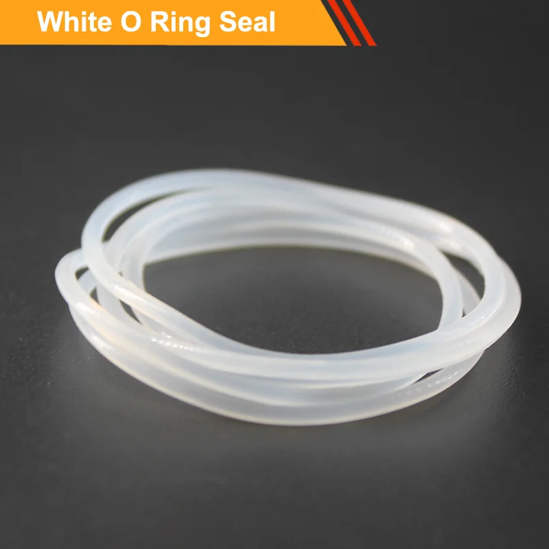 

20 шт. уплотнительное кольцо 3,5 мм CS VMQ уплотнительное кольцо уплотнительная прокладка 10 мм-40 мм OD белое Силиконовое уплотнительное кольцо
