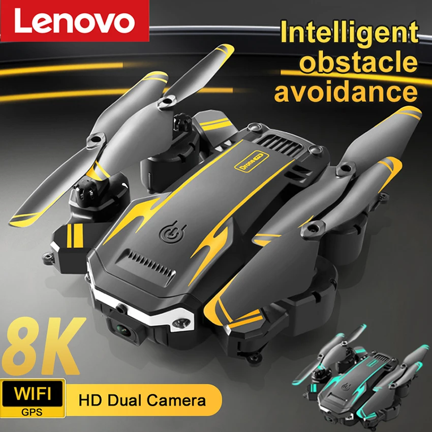 Lenovo S6 PRO Drone Professional Aerial Camera 8K Dual Camera Omni-directional Obstacle Avoidance Smart Return Long Battery Life