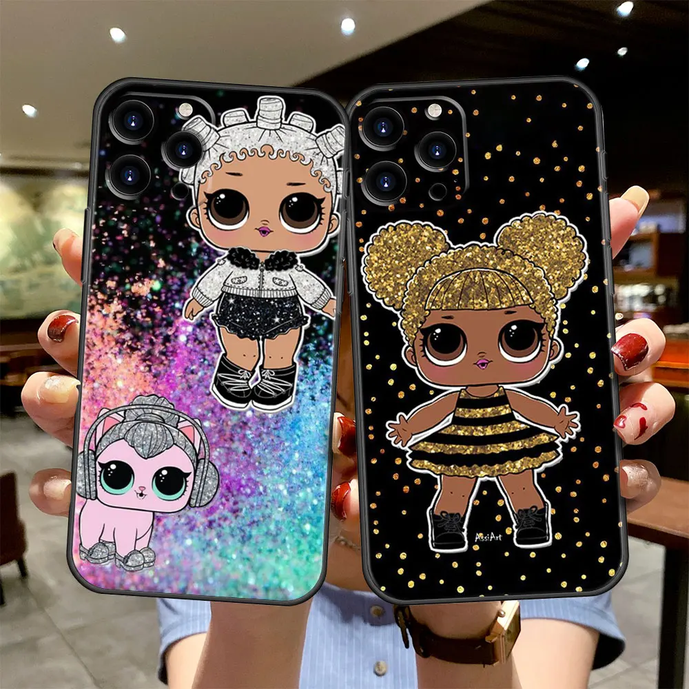 

LOL Surprise Background Case Funda for iPhone XS SE XR 11 12 13 Pro Max 8 Plus 7 6 2020 6splus 8plus 7+ Silicone Coque Phone
