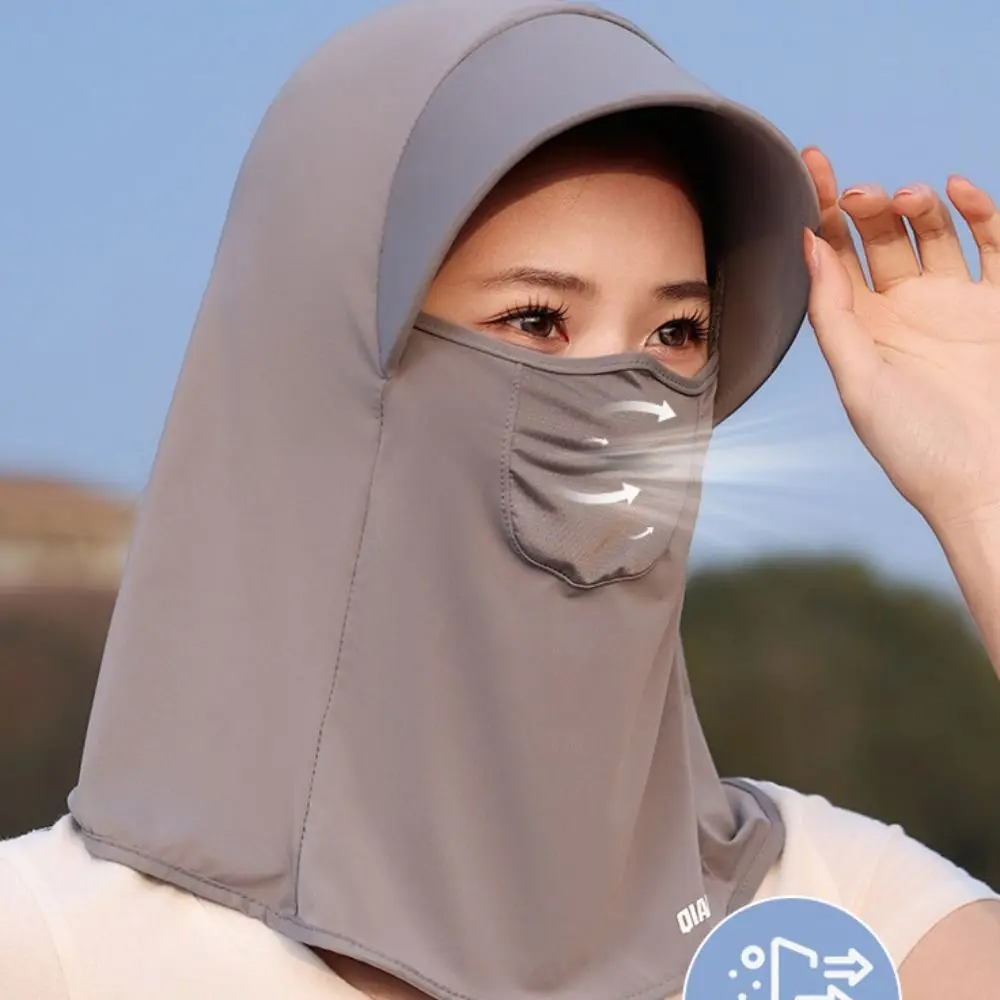 Летняя защита от ультрафиолета солнцезащитный крем крышка для лица пылезащитная