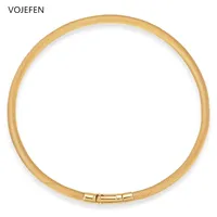 VOJEFEN 18K Gold Bracelets Woman Jewelry Shiny Luxury AU750 Real Gold Original German Craft Rope Chains Bangle News Trends 2023 1