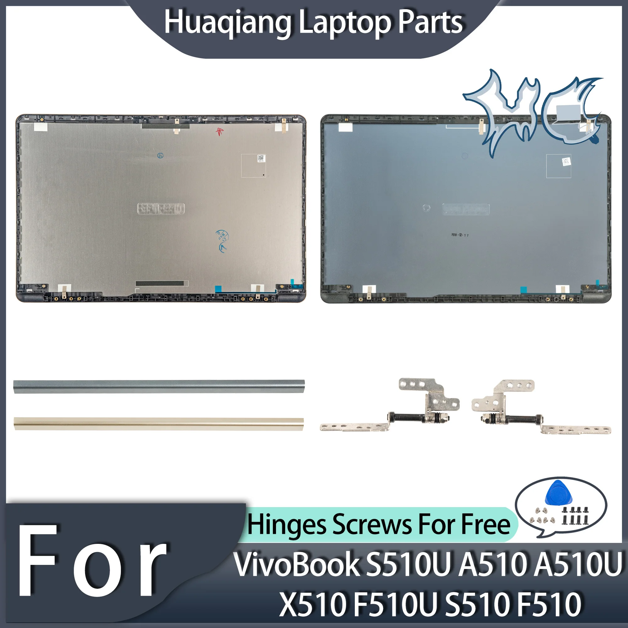 НОВЫЙ металлический чехол для ASUS VivoBook S510U A510 A510U X510 F510U S510 F510 задняя крышка