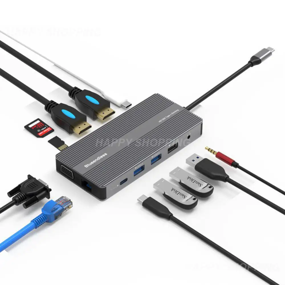 

Док-станция Usb Type-c с кардридером для Sd/Tf-карт