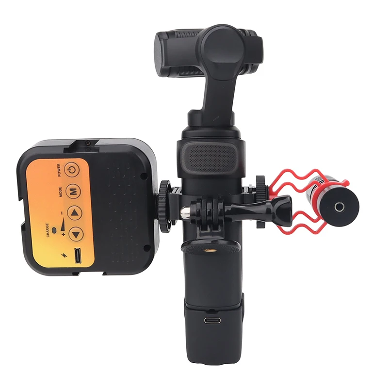 Многофункциональный адаптер-крепление (кейдж) для камеры Insta360 Luna Ultra без экрана с креплением Cold Shoe (art.: 3920db617dbbf) - 3920db617dbbf