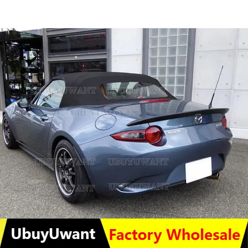 

UBUYUWANT For MAZDA MX5 MX-5 FRP/CARBON FIBER ND Miata Garage Vary Style Rear Tail Wing Decoration For Mazda Mx5 2016-2019