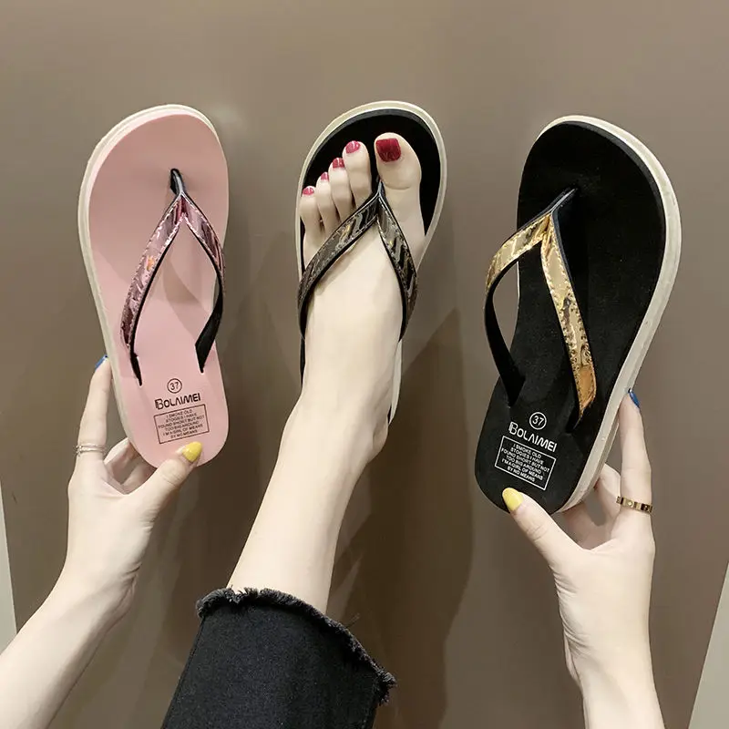 

Flat Shoes Ladies Sandals Flip Flops Woman Slippers Women's Flip-flops Beach Female Flipflop Cloud Slipper Home Woman's House