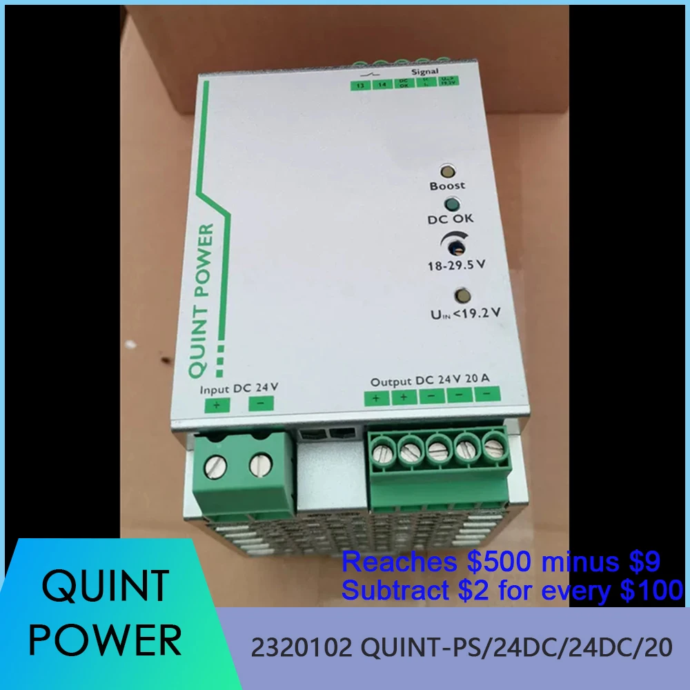 

Высокое качество 2320102 QUINT-PS/24DC/24DC/20 quint POWER для Phoenix DC/DC преобразователь 24VDC/20A Быстрая доставка