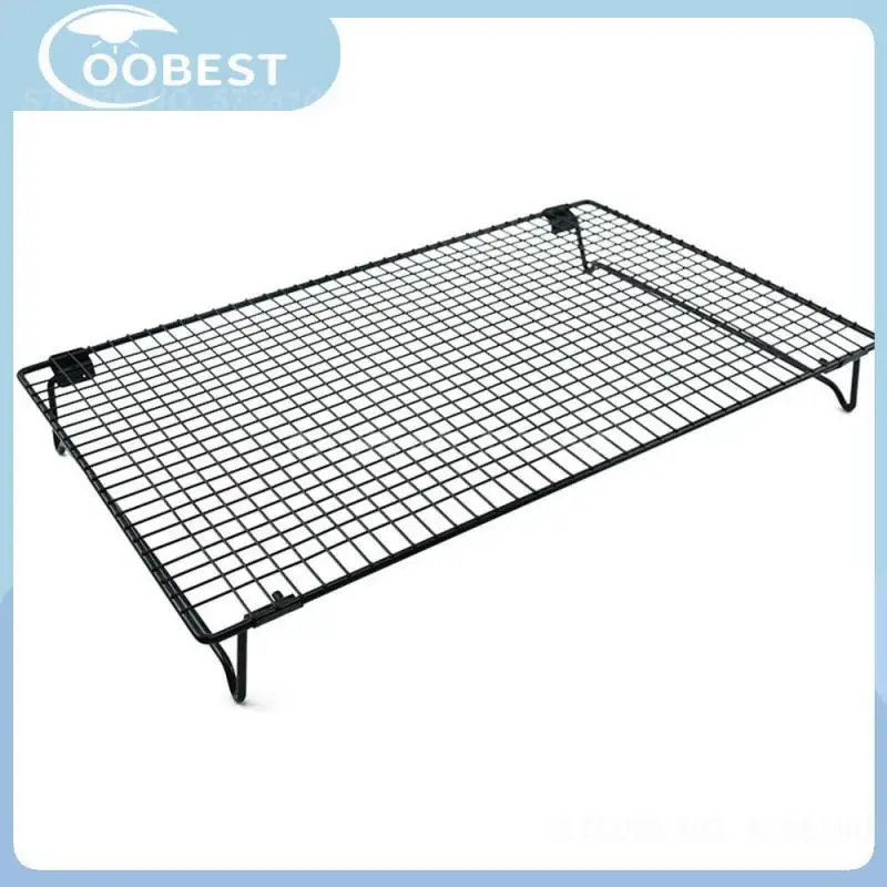 

Modern Minimalist Stainless Steel Wire Grid Baking Tray Easy To Clean Cooling Stand Baking Tools Cookie Biscuit Holder Nonstick