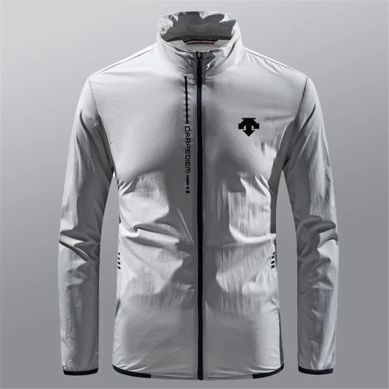 Golf clothing men's spring jacket 2023 fashion casual hooded windbreaker jacket men's coat zipper baseball jacket