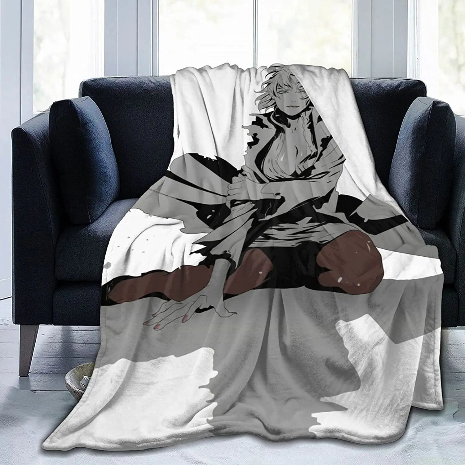 

Ritsuko Akagi Fluffy Soft and Comfortable Blanket, Anime Warm Embrace of Sympathy