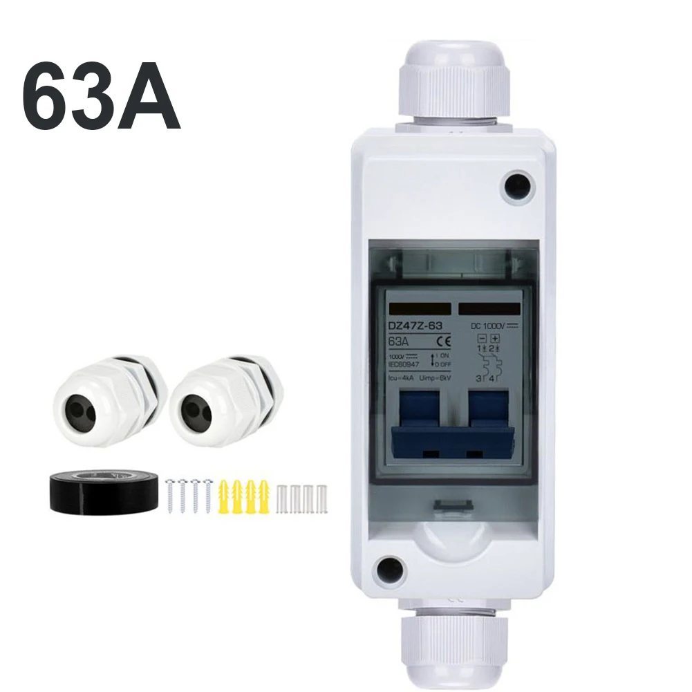 

PV Disconnector DC/ AC1000V Solar Energy Disconnector 2P HT-3 Waterproof Solar Circuit Breaker Box