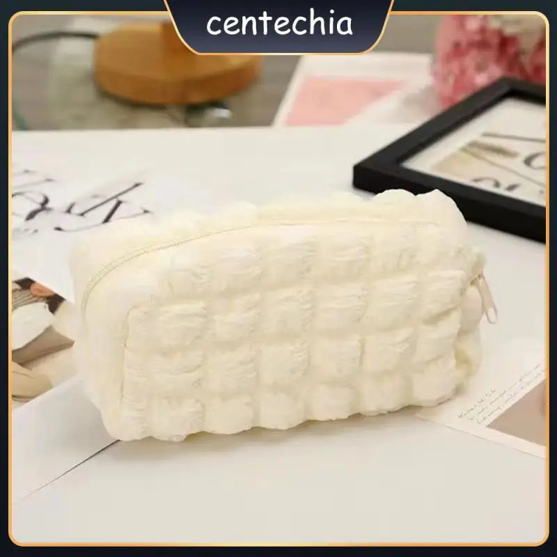 

Ins Niche Style Pen Bag Junior High School Student For Girls Stationery Box Large Capacity School Stationery Storage Bag Simple