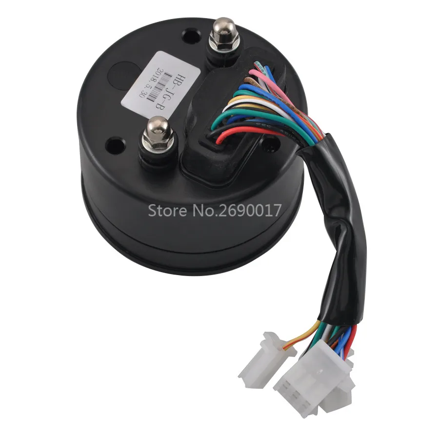 Универсальный мотоциклетный спидометр цифровой одометр ЖК-тахометр 12000 км/м/метр