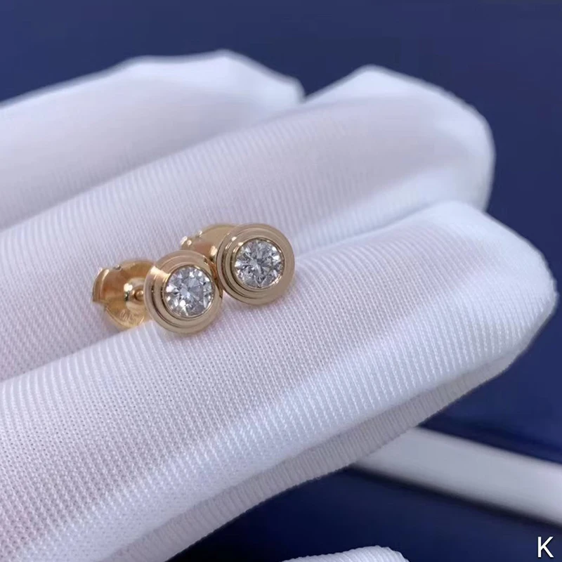 

2020 High Quality Fashion Inlaid Sparkling Zircon Charm UFO Stud Earrings Women's Holiday Party Jewelry Free Shipping