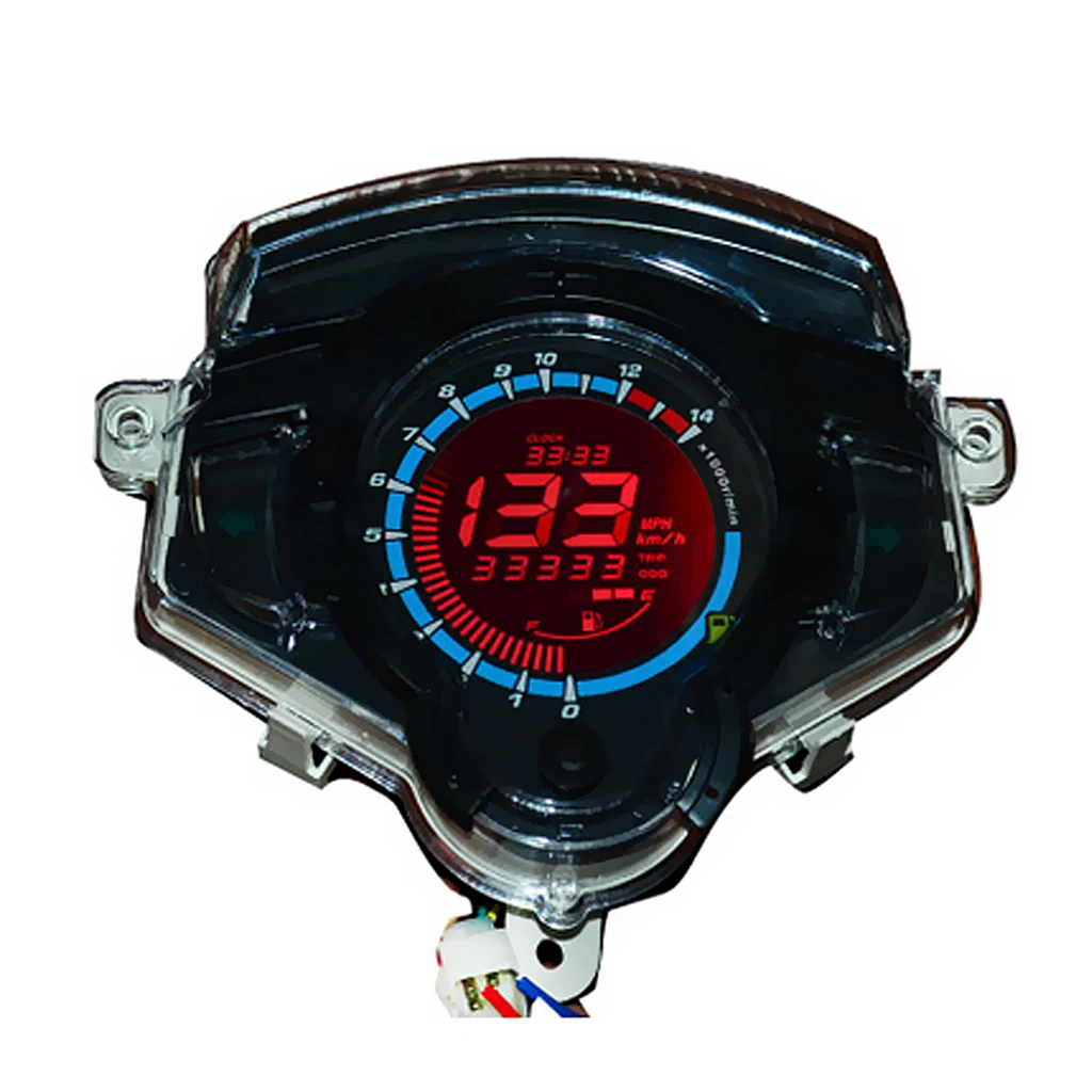 

LCD Digital 7-Color Backlight Motorcycle Fuel Gauge