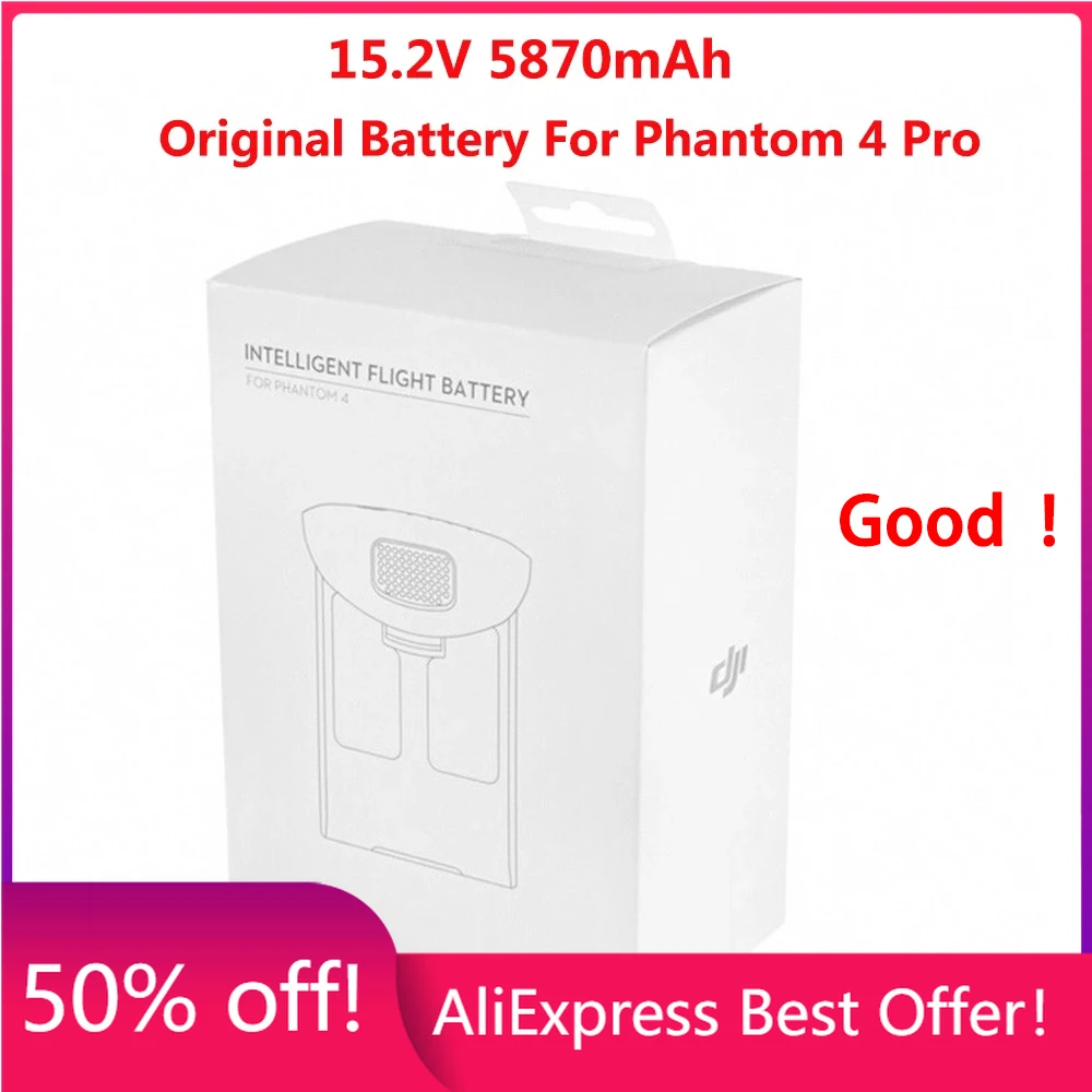 

Original Battery For Phantom 4 Pro 15.2V 5870mAh High Capacity Battery For DJI Phantom 4 Series FPV Quadcopter RC Drone 100%