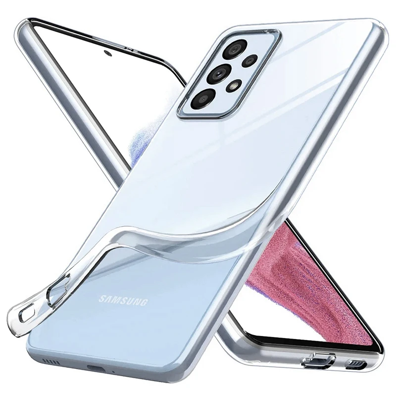 

Ультратонкий силиконовый прозрачный мягкий чехол для Samsung A54 A34 A14 A04 A04S A53 A73 A33 A23 A13 A52 A32 A22 A72 A12 A51 A71, задняя крышка