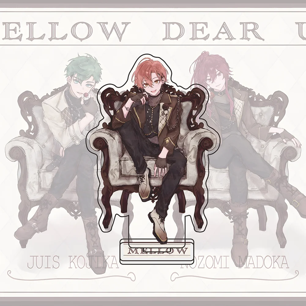 Фото Акриловая подставка Ensemble Stars MELLOW DEAR US с персонажами Джусом, Кодикой, Нозоми, Мадокой, аниме-фигурка, декор для стола, подарок на день рождения для фанатов, брелок №2