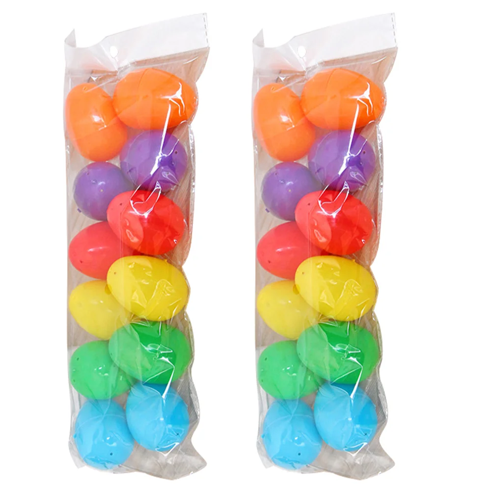 

24pcs Eggs Surprise Eggs Colorful Blind Bags Empty Shells Egg Game Party Favor Supplies