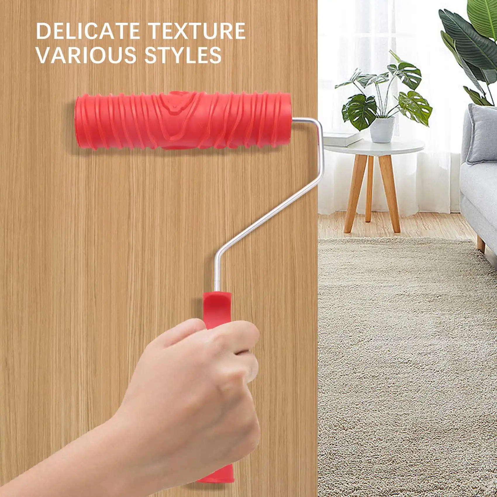 7-дюймовый роликовый Рисунок Empaistic + 2 шт. инструмента для рисования по дереву