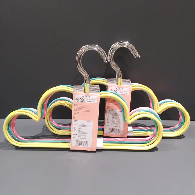 

GY Macaron Color Colorful Seamless Cloud Modeling Clothes Hanger Creative Children 'S Hanger