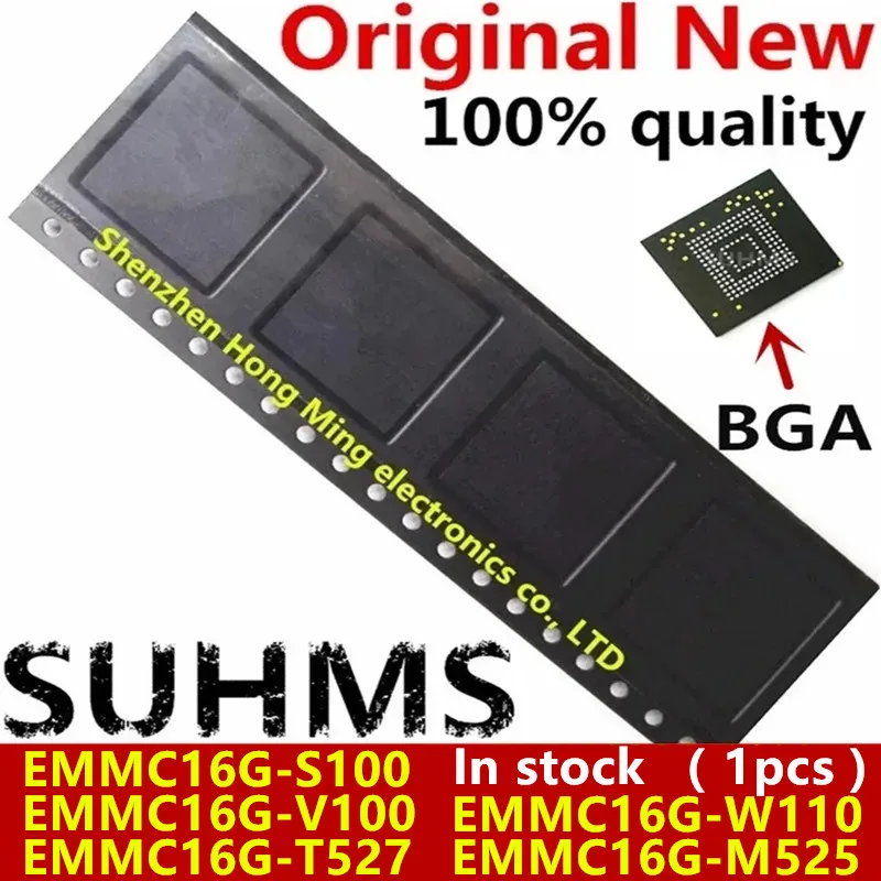 (1 шт.) 100% новый EMMC16G-S100 EMMC16G-V100 EMMC16G-T527 EMMC16G-W110 EMMC16G-M525 BGA