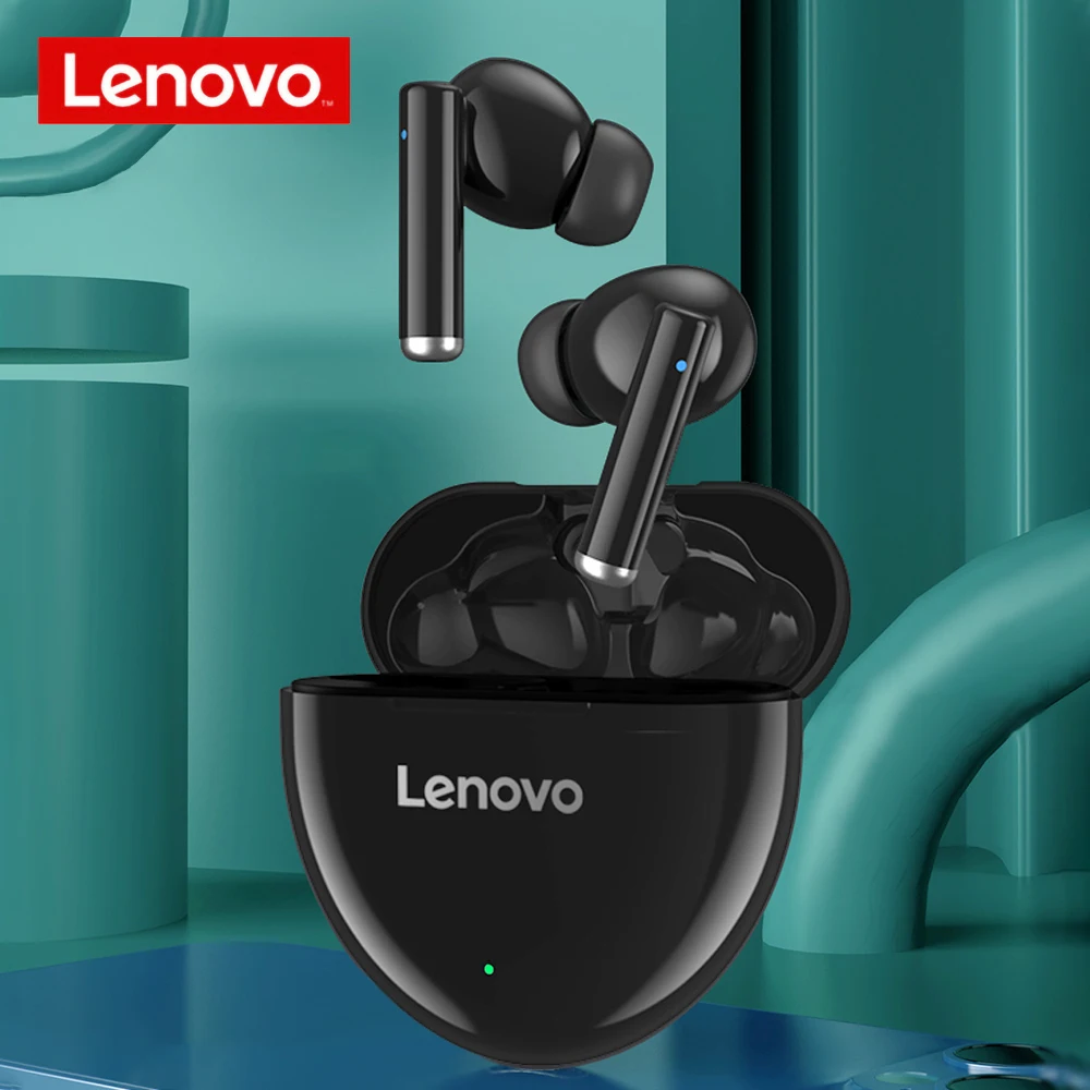 TWS-наушники Lenovo HT06 спортивные с шумоподавлением поддержкой Bluetooth 5 1 и микрофоном -