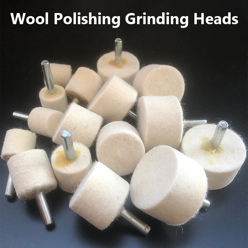 

6 мм хвостовик, шерстяной фетр, полировальный круг, шлифовальный круг 20 мм, 25 мм, 30 мм, 35 мм, 40 мм для дрели, вращающихся инструментов