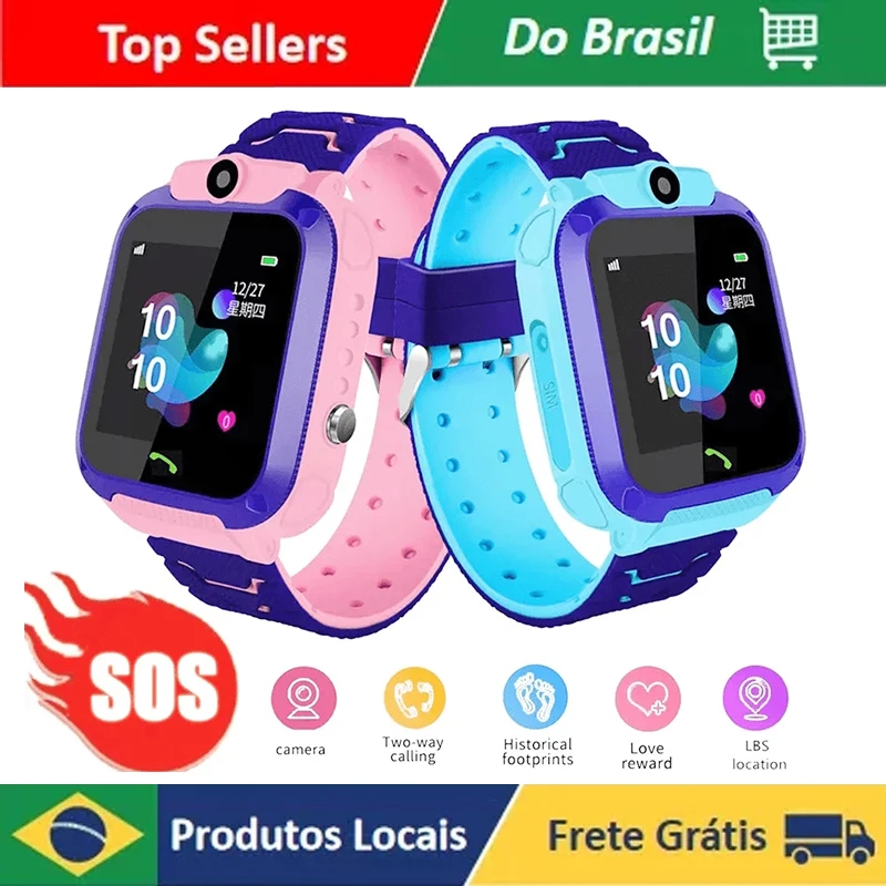 

Q12 Kids Smart Watch Waterproof IP67 SOS Antil-lost Phone Watch Baby 2G SIM Card Call Location Tracker Child Smartwatch