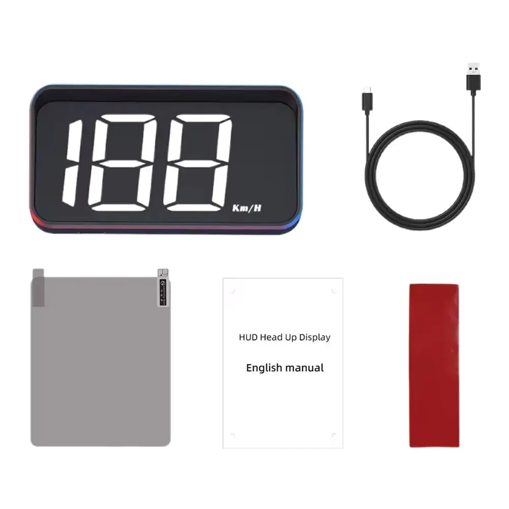 

GPS-спидометр HUD Digital Head Up Авто электроника Проекция на стекле Автомобильный измеритель скорости Проектор на лобовом стекле Часы