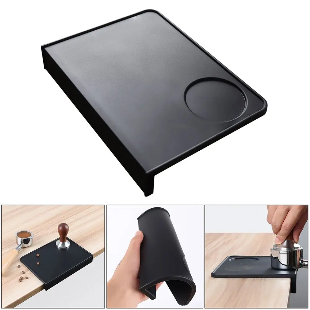 

Odorless Food Safe Non-Slippery Anti-Slip Coffee Tamp Mat Espresso Silicone Mat Coffee Tamper Mat for 51mm 53mm 58mm