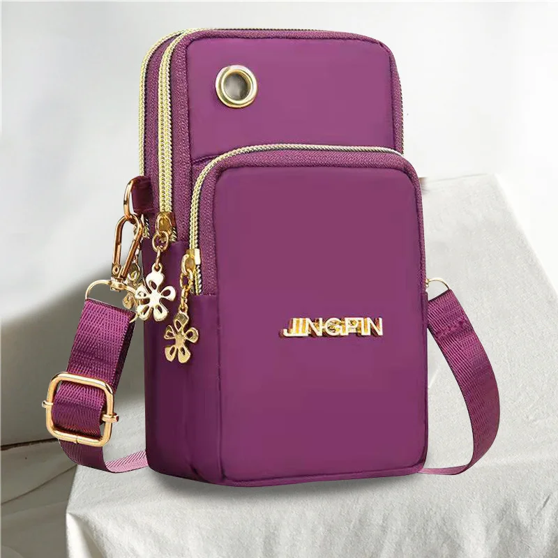 

Женский кошелек, Дамский кошелек, водонепроницаемая нейлоновая женская сумка через плечо, женские маленькие сумки на плечо, компактная сумка, мини-сумка