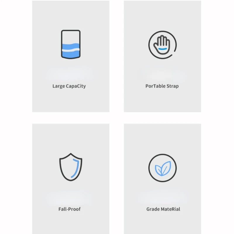 Бутылка для воды большой емкости 2 л чашка из соломы термостойкая пластиковая