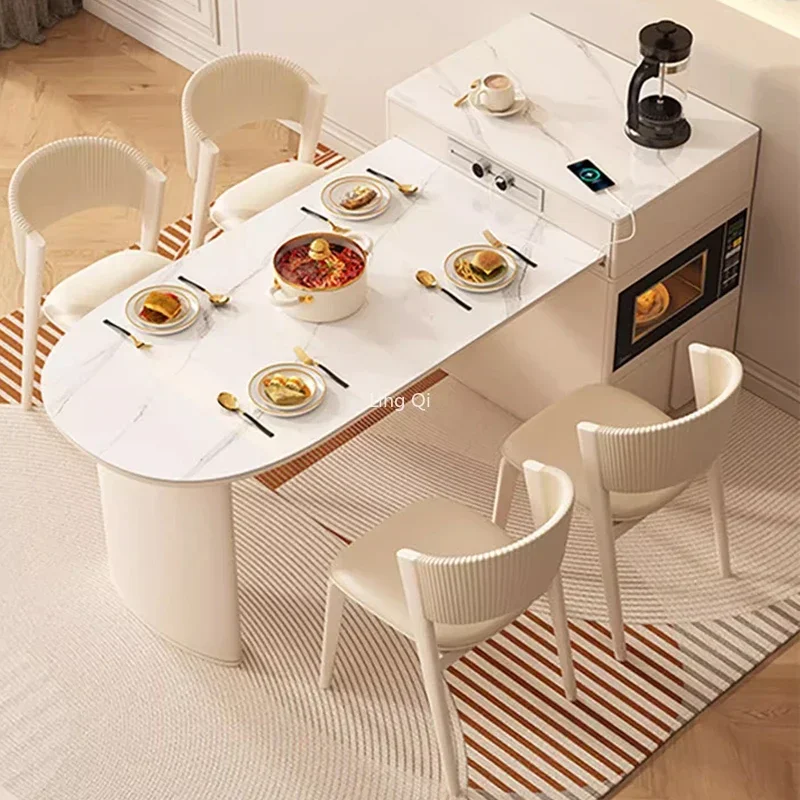 Набор для офисного обеденного стола 6 стульев маленькая кухонная мебель