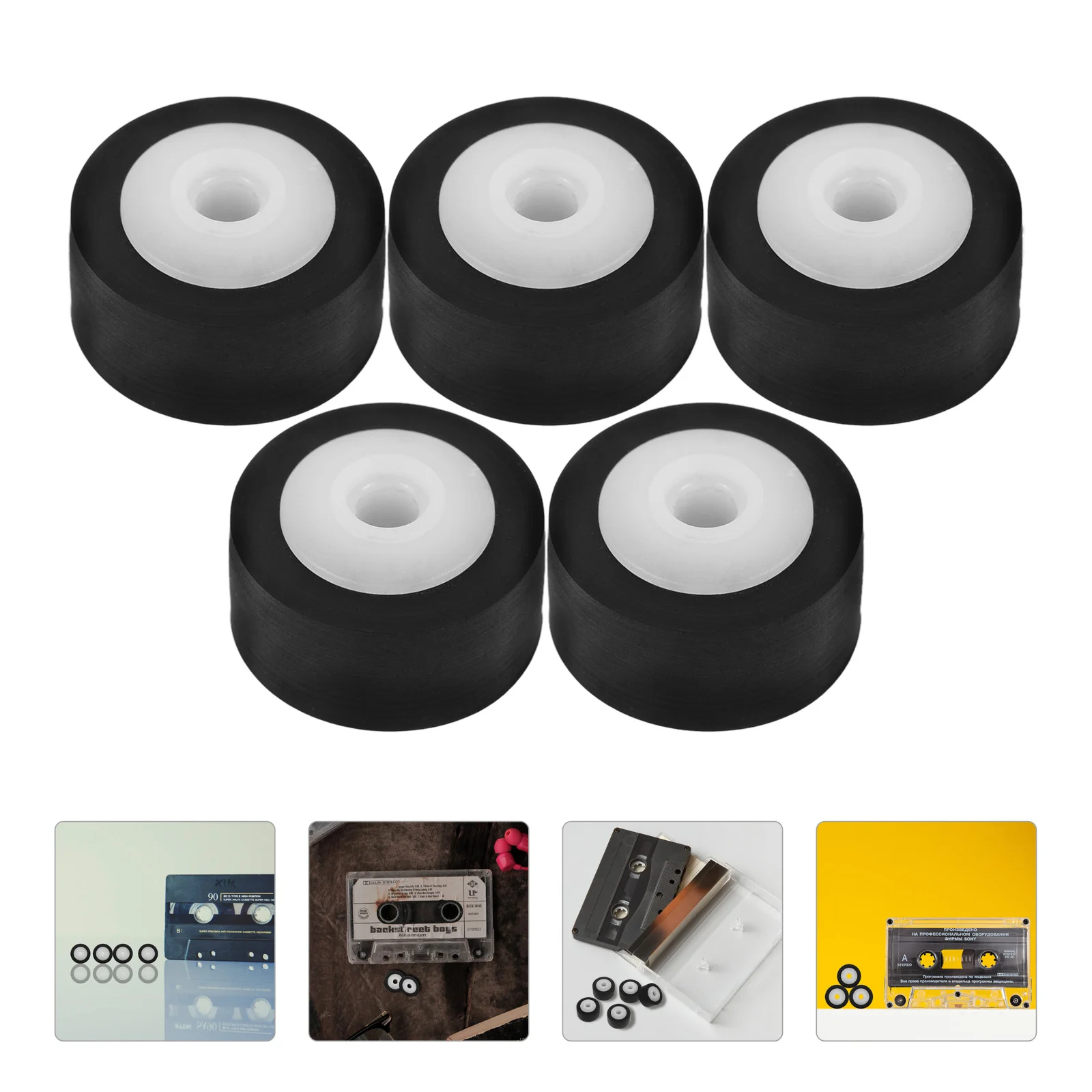 Cassette Machine Pinch Roller Audio Parts Common Repair Plastic Maintenance Video