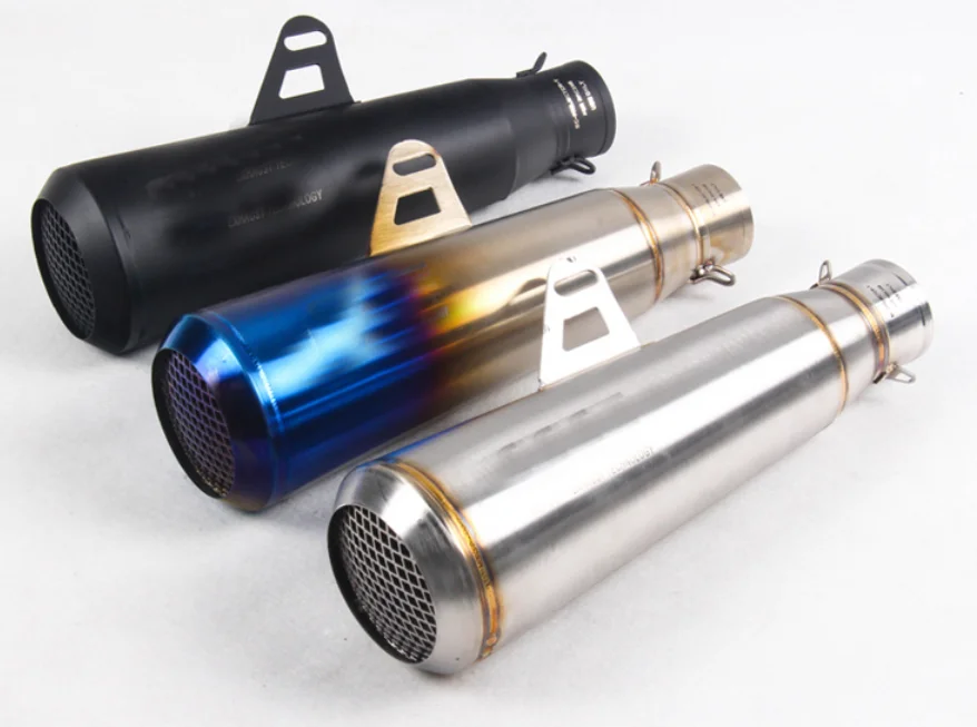 

For MT07 R1 ER6N CBR250R Motorcycle Exhaust Modified Muffler Pipe Scooter Pit Bike Dirt Motocross for Nmax Tmax530 Msx125