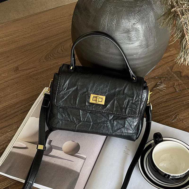 

Casual Ruched Women's Handbags High Quality Cover Designer Bags Luxury Shoulder Crossbody Bags for Women Mini Phone Flap Purses