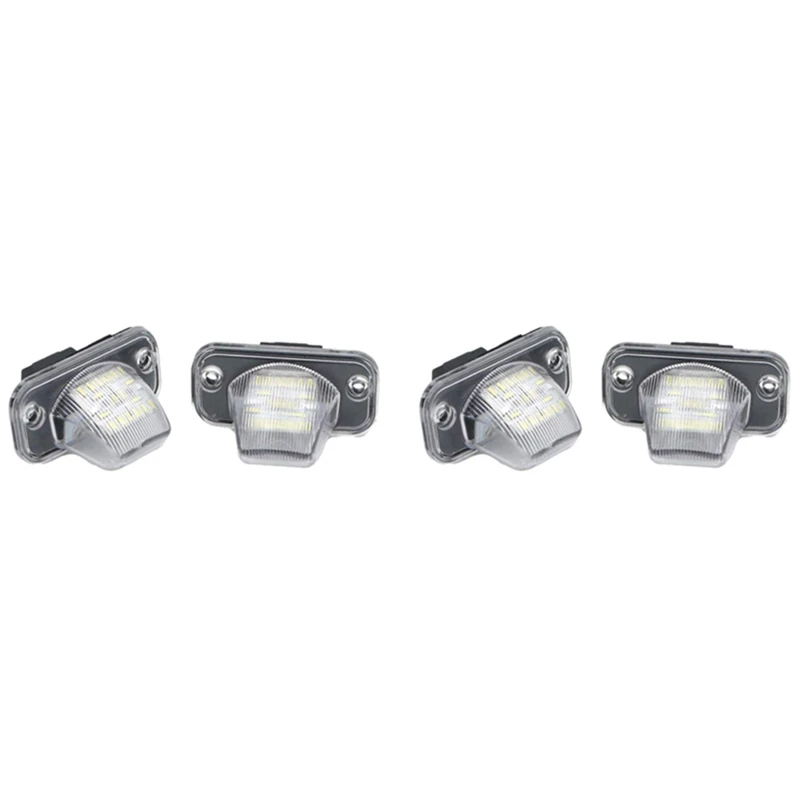 

4X Car 18SMD LED License Plate Number Light For Transporter T4/Caravelle MK4/Multivan Passat B5 B6 Combi Eurova